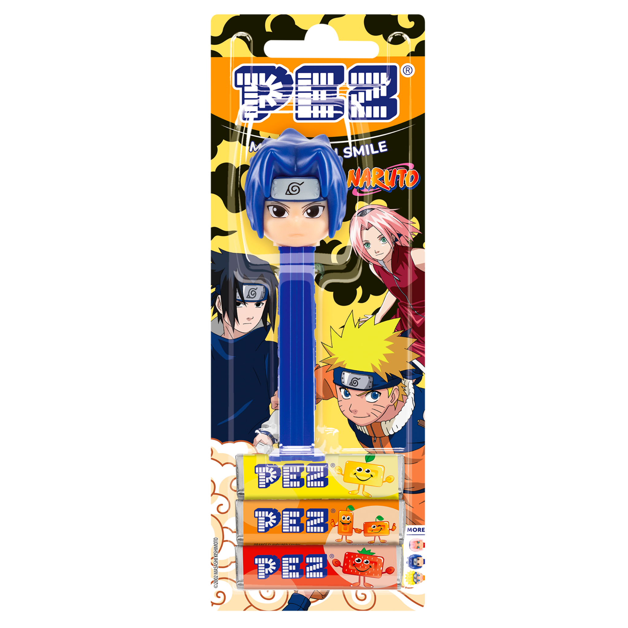 pez-dispensers-sasuke-distributeur-naruto-3-bonbons image 2