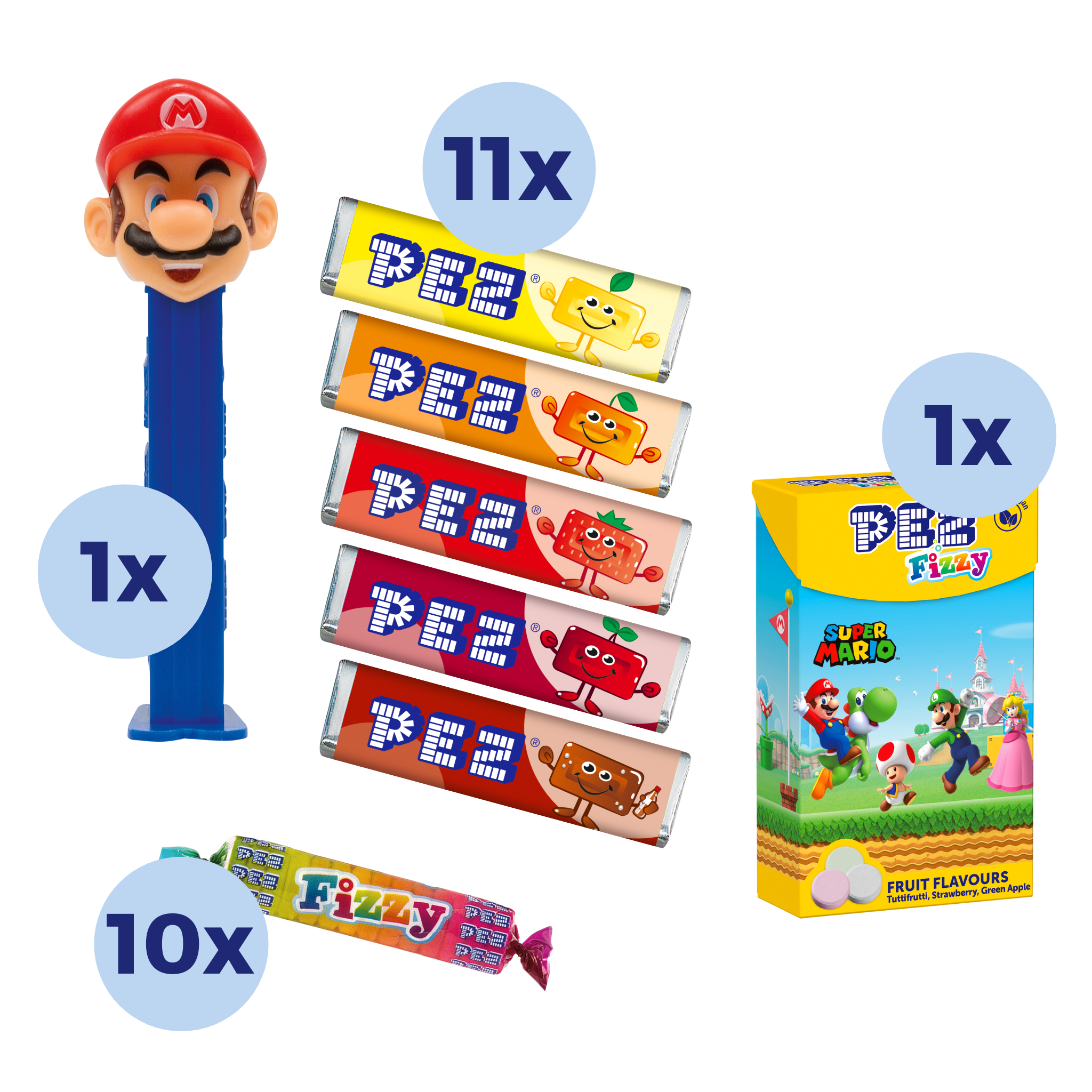 pez-maxi-bag-nintendo-183-5-g-bonbons-fruits-cola image 2