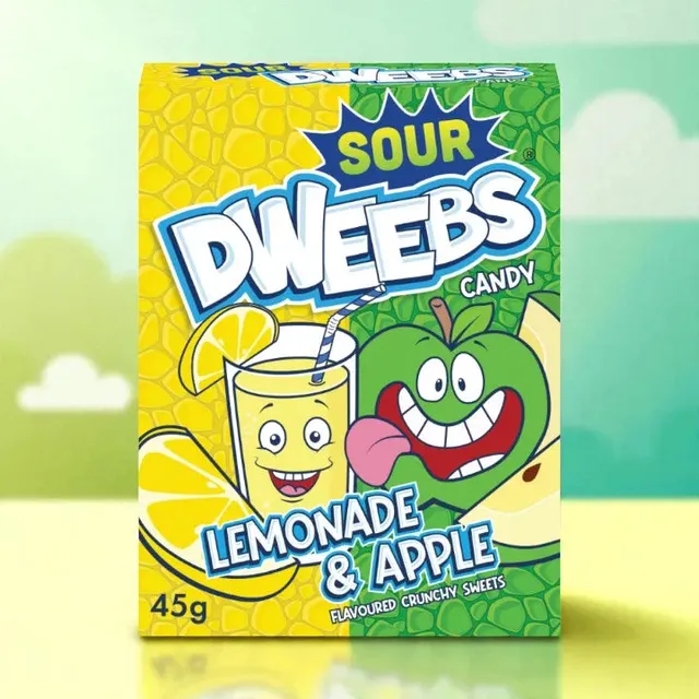 candymix-sour-dweebs-lemonade-apple-billes-acides-45g image 1