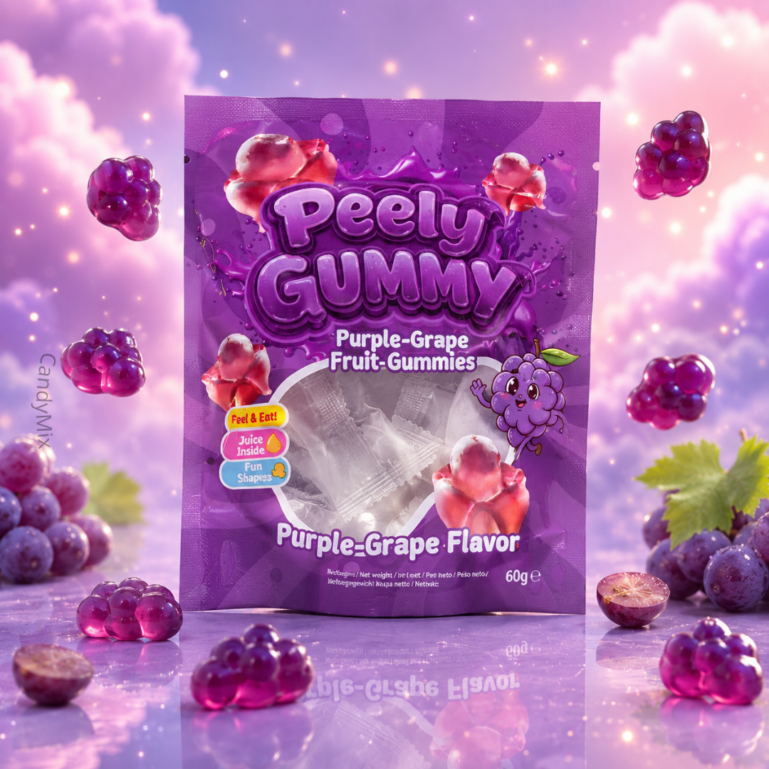 candymix-peely-gummy-purple-grape-bonbons-g-lifi-s-raisin-60g image 1