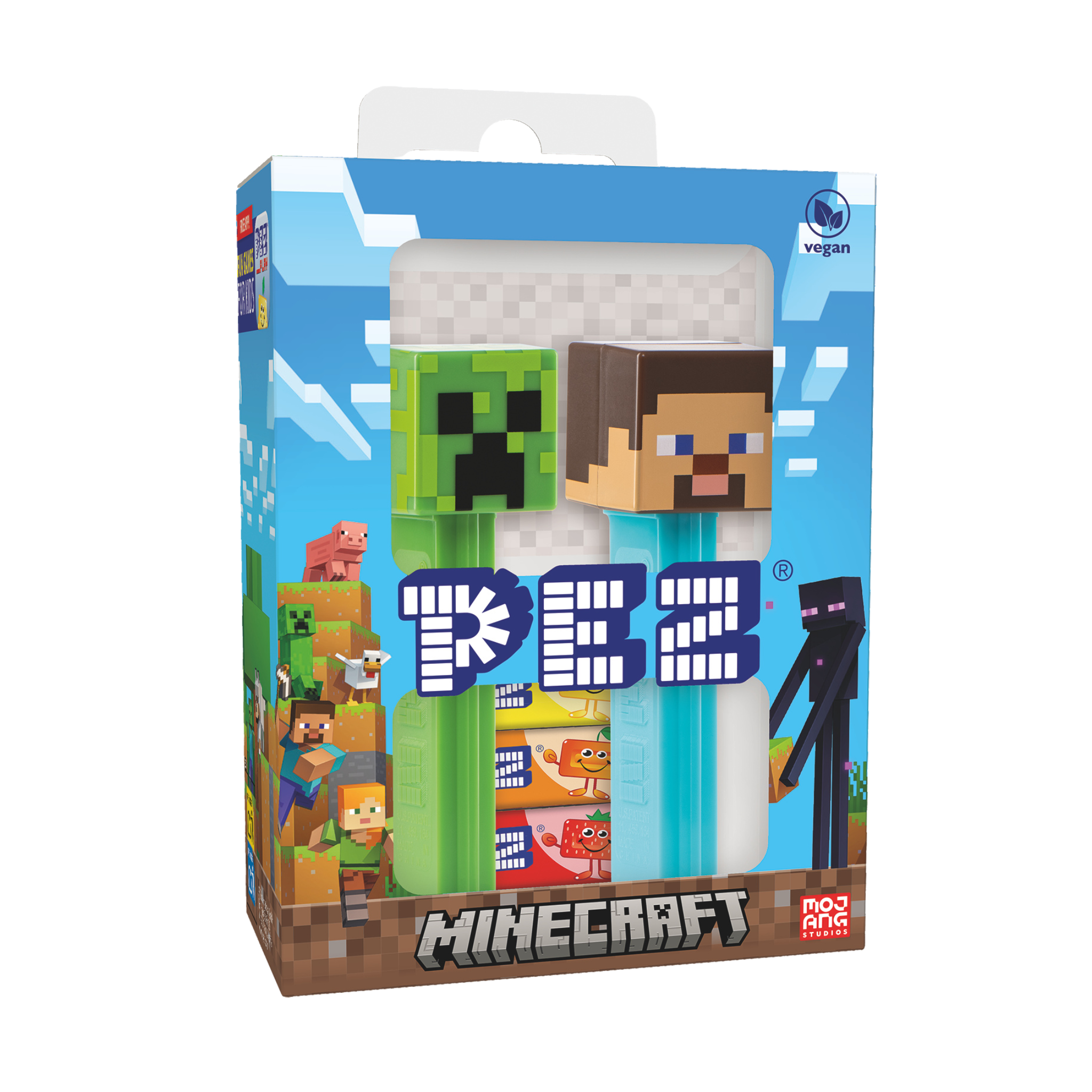 pez-minecraft-coffret-2-distributeurs-bonbons-34g image 1