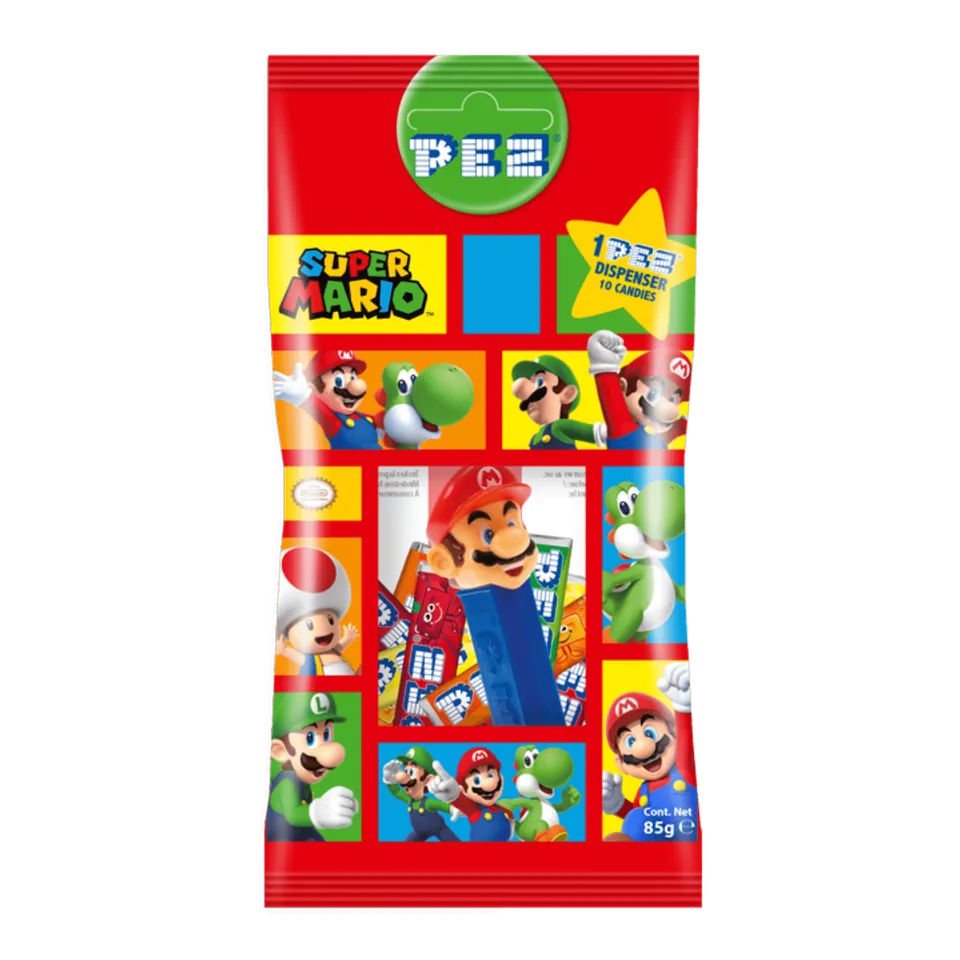 pez-candies-nintendo-bonbons-distributeur-mario-85-g image 1