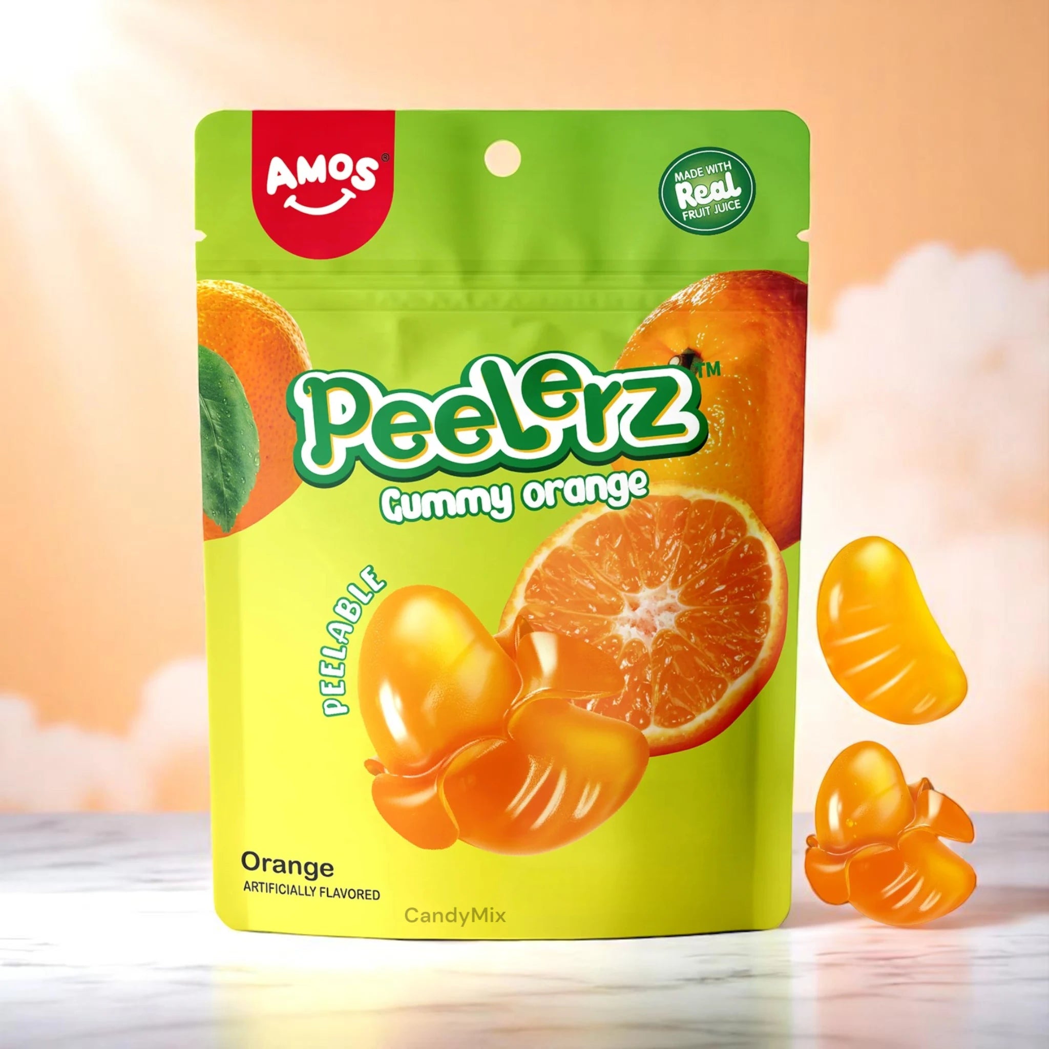 candymix-peelerz-gummy-orange-bonbon-plucher-120g image 1