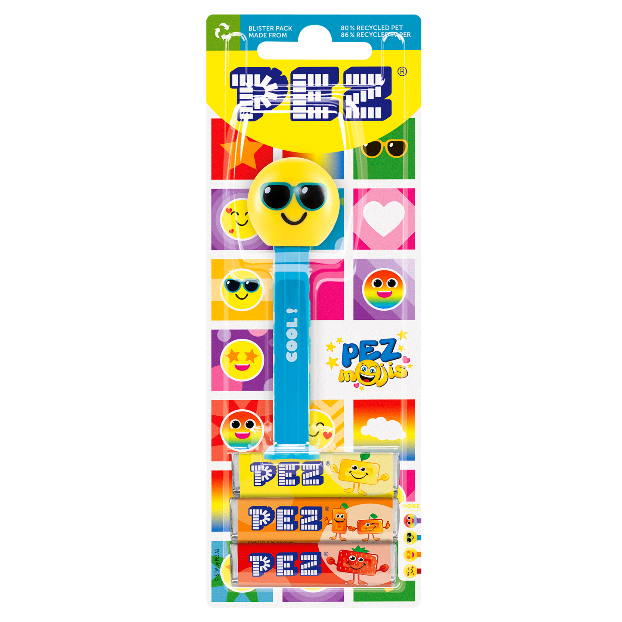 pez-cool-mojis-distributeur-bonbons-3-x-8-5g image 2