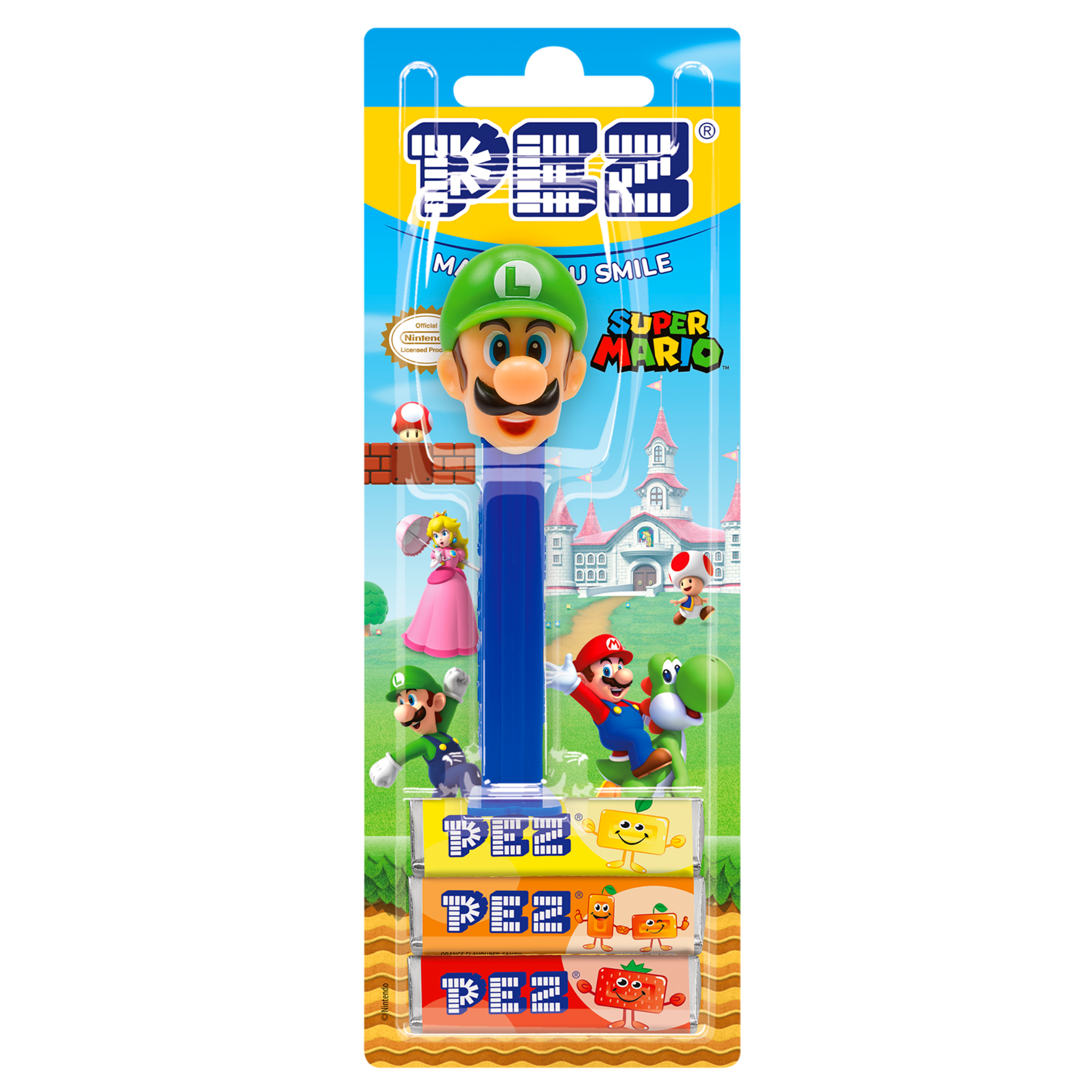 pez-luigi-nintendo-super-mario-distributeur-de-bonbons-3-recharges image 2