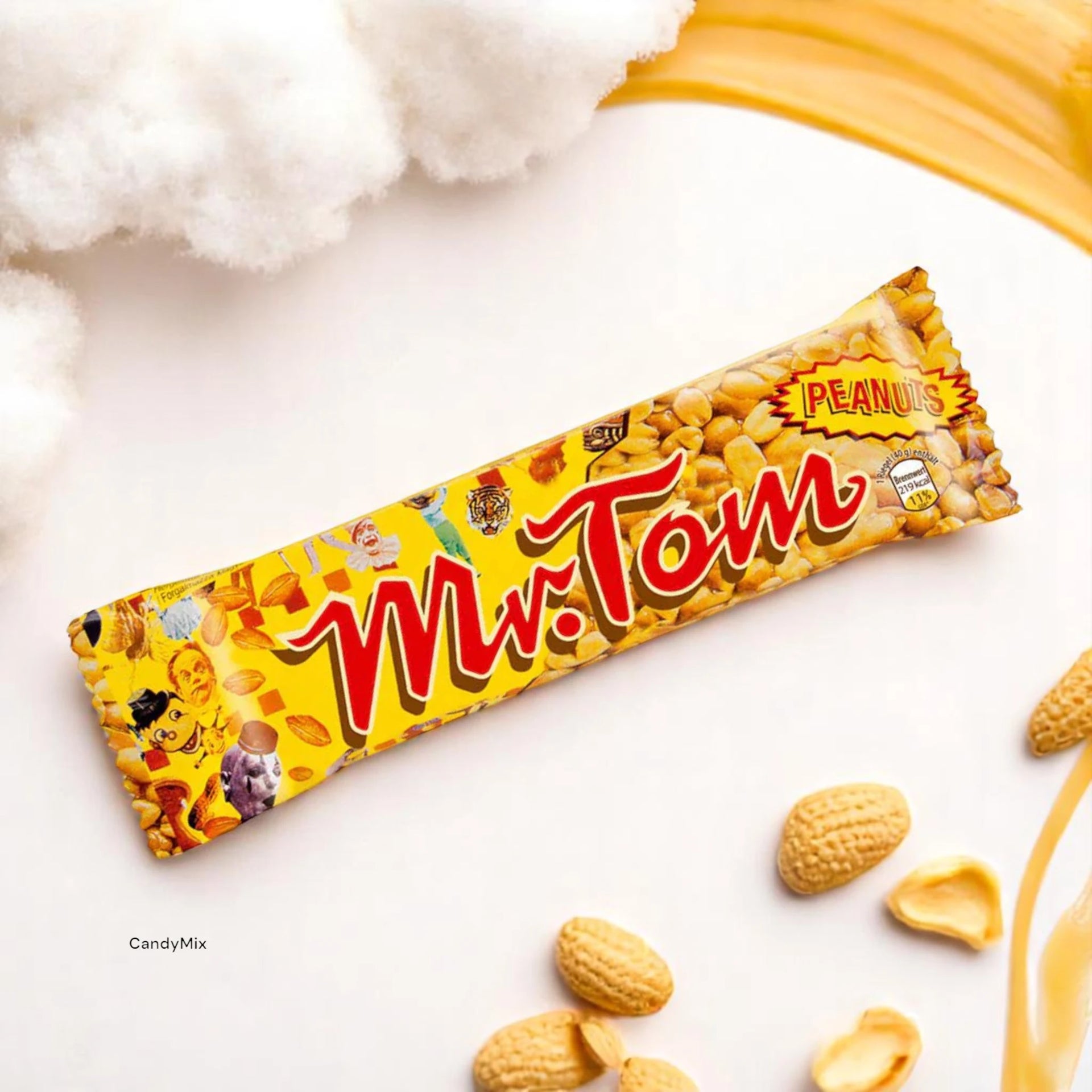 mr-tom-peanut-bar-barre-cacahuete-caramel-40g-vegan image 1