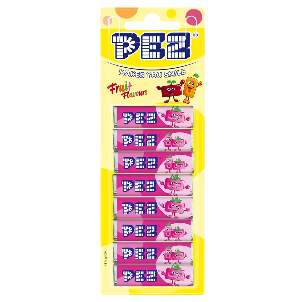 pez-candies-raspberry-bonbons-framboise-8-x-8-5-g image 1