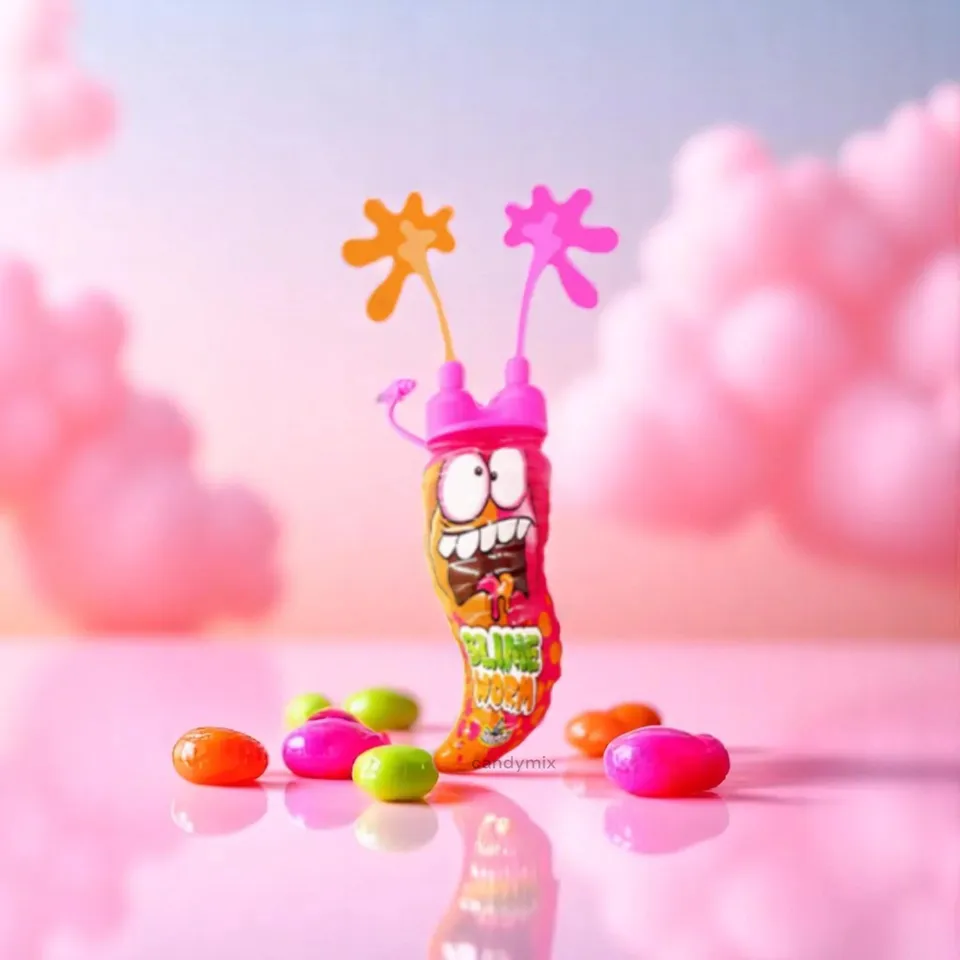 candymix-slime-worm-bonbons-g-lifi-s-mangue-fraise-58g image 1