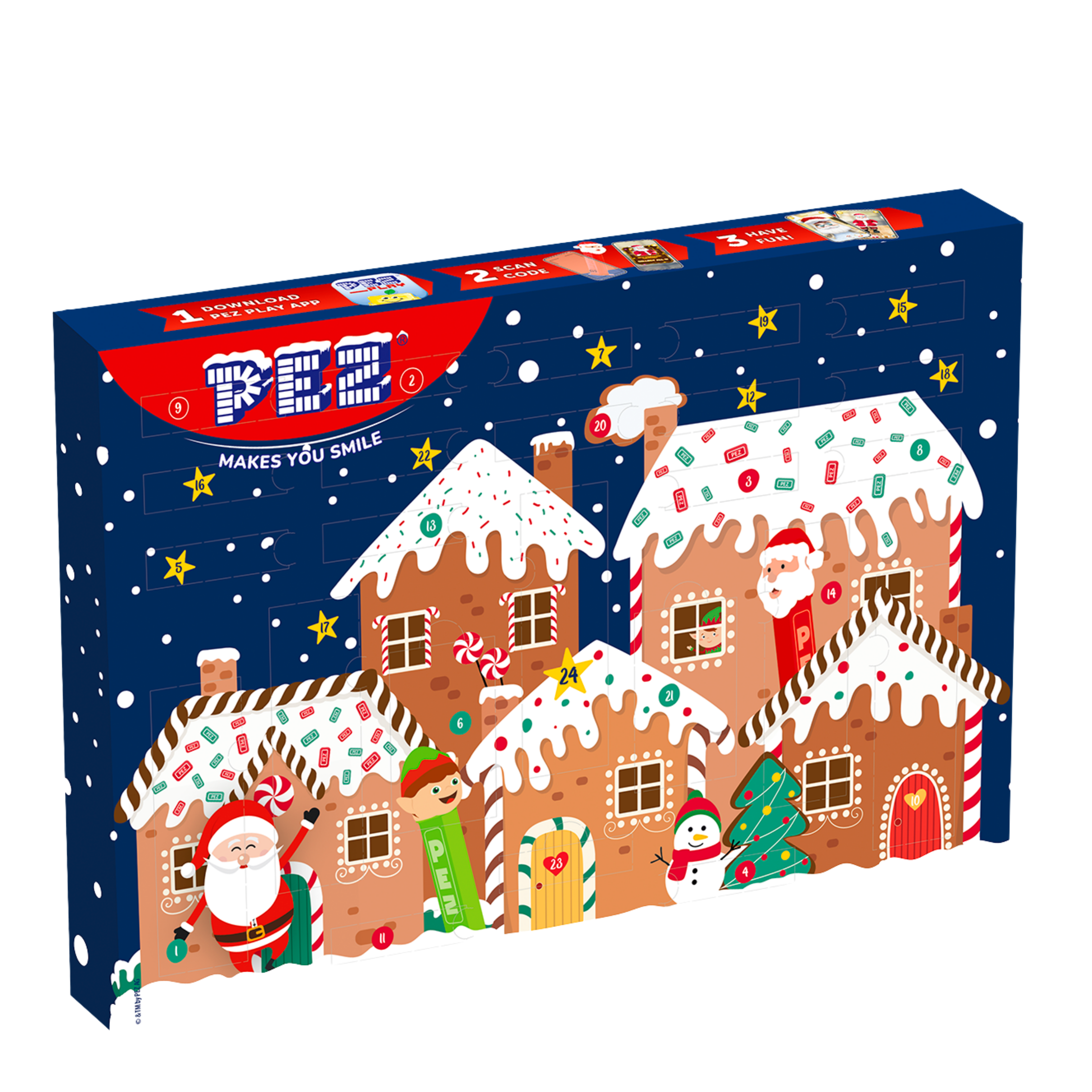 pez-gift-sets-advent-calendar-2026-calendrier-avent-bonbons-275g image 1