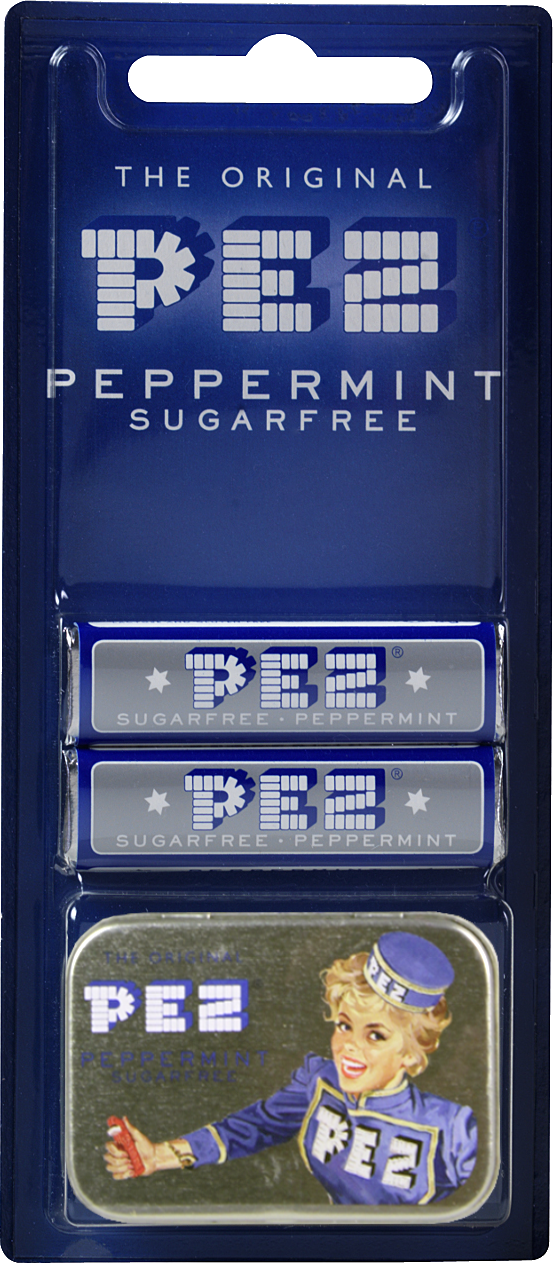pez-retro-lady-distributeur-bo-te-m-tal-bonbons-16-g image 2