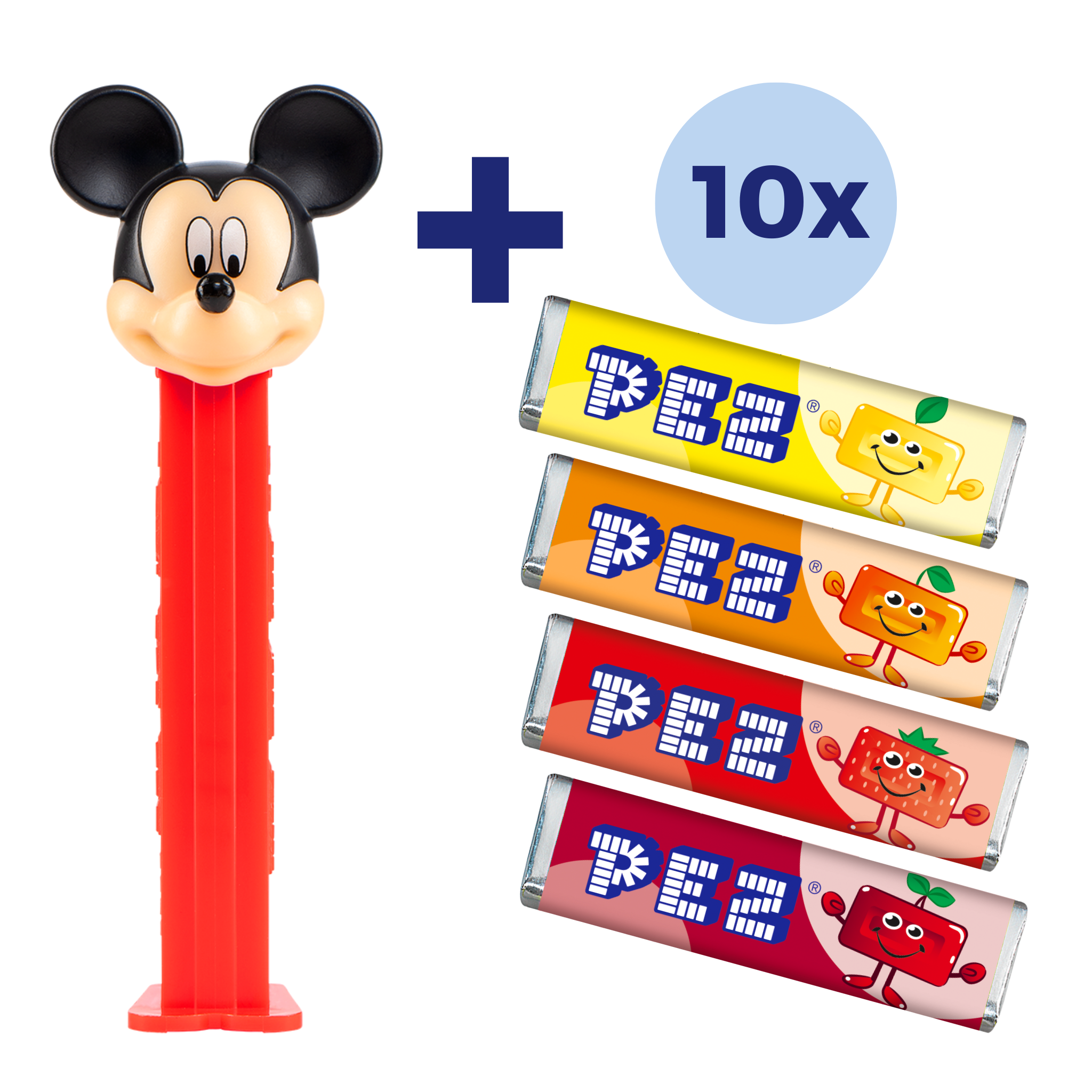 pez-candies-mickey-mouse-bonbons-fruit-s-sachet-85g image 2