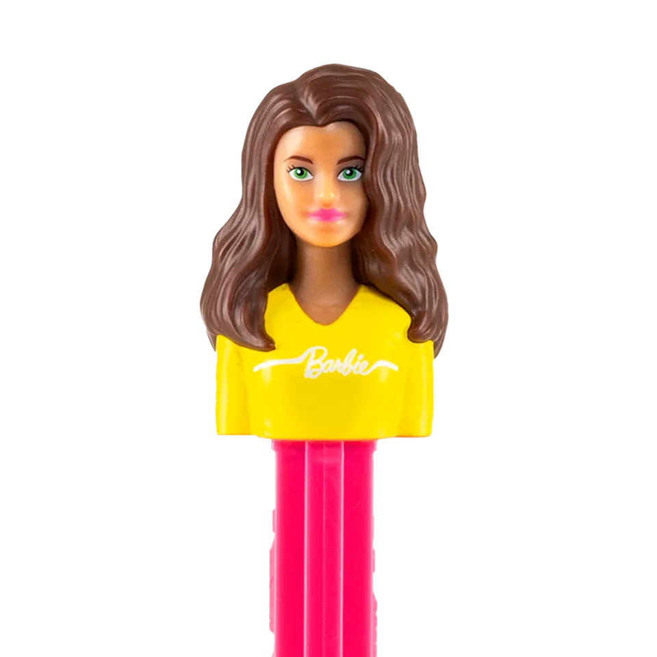 pez-dispensers-barbie-distributeur-bonbons-fruits-25-5g image 1