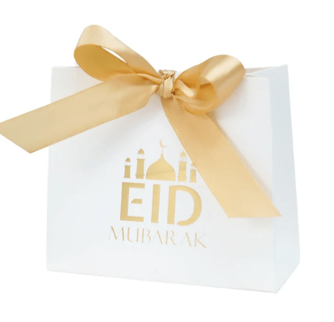 sweet-halal-vegan-aid-moubarak-eid-petit-sac-ruban-dor image 1