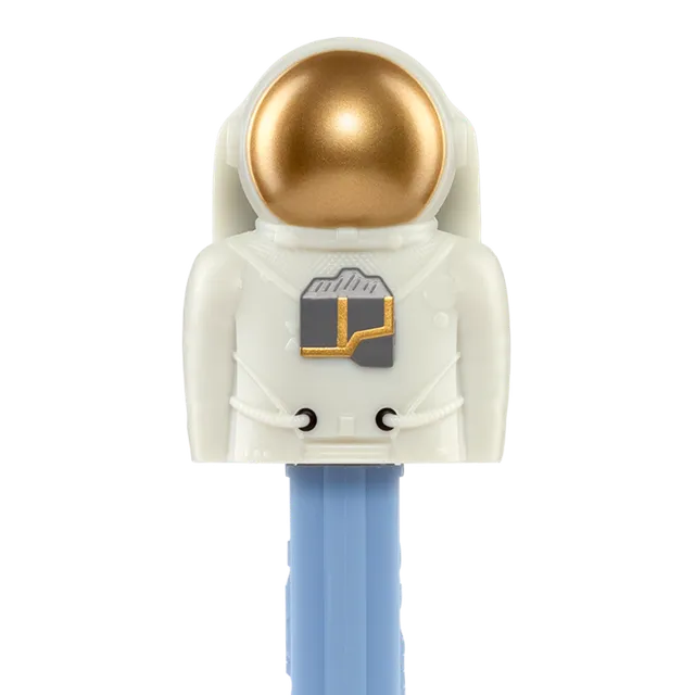 pez-dispensers-astronaut-gold-distributeur-bonbons-fruits image 1