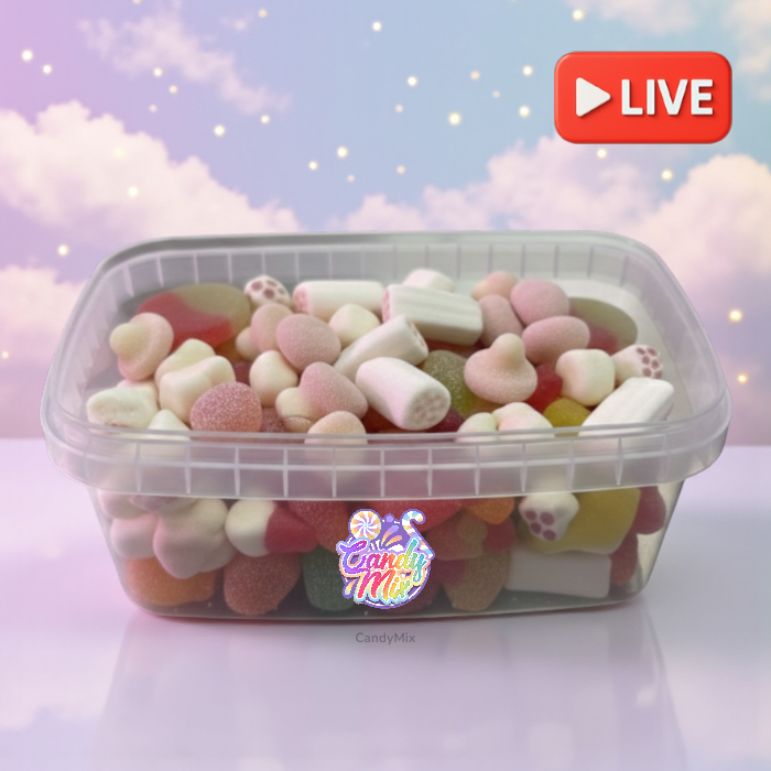 candymix-tubo-live-tube-bonbons-700g-mix-acide-fruit image 1