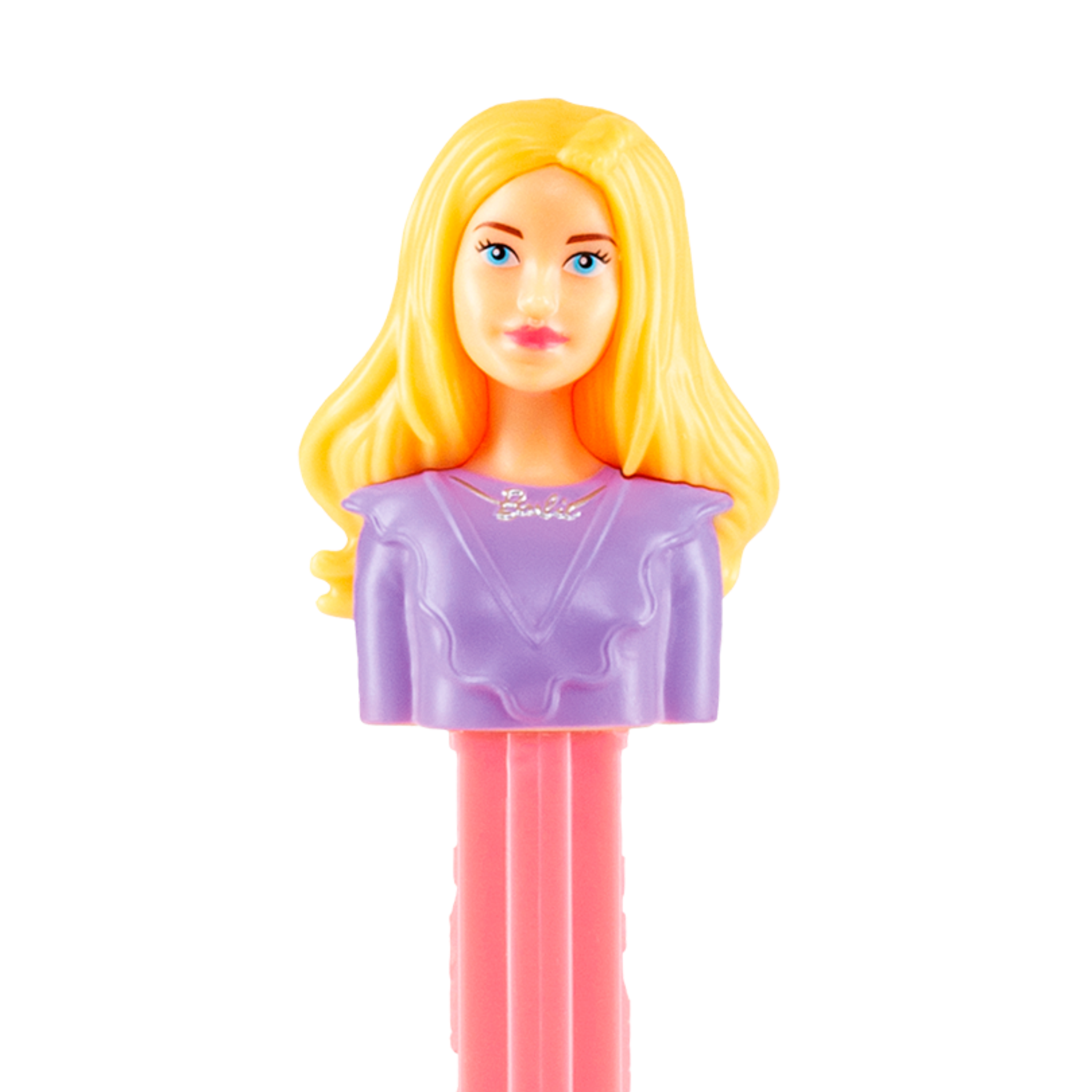 pez-dispensers-barbie-cheveux-blonds-distributeur-bonbons image 1