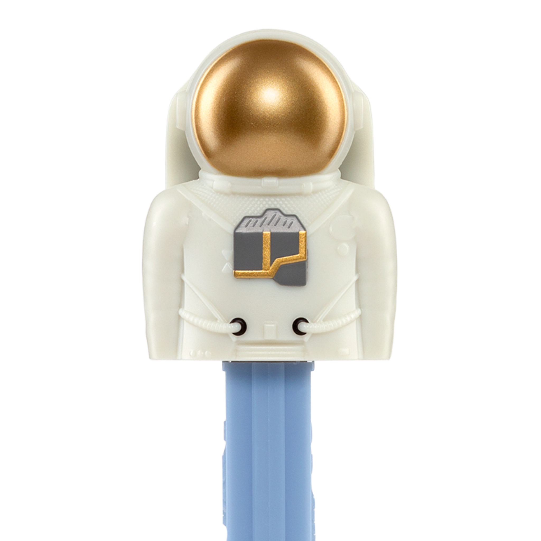 pez-dispensers-astronaut-gold-distributeur-bonbons-fruits image 1