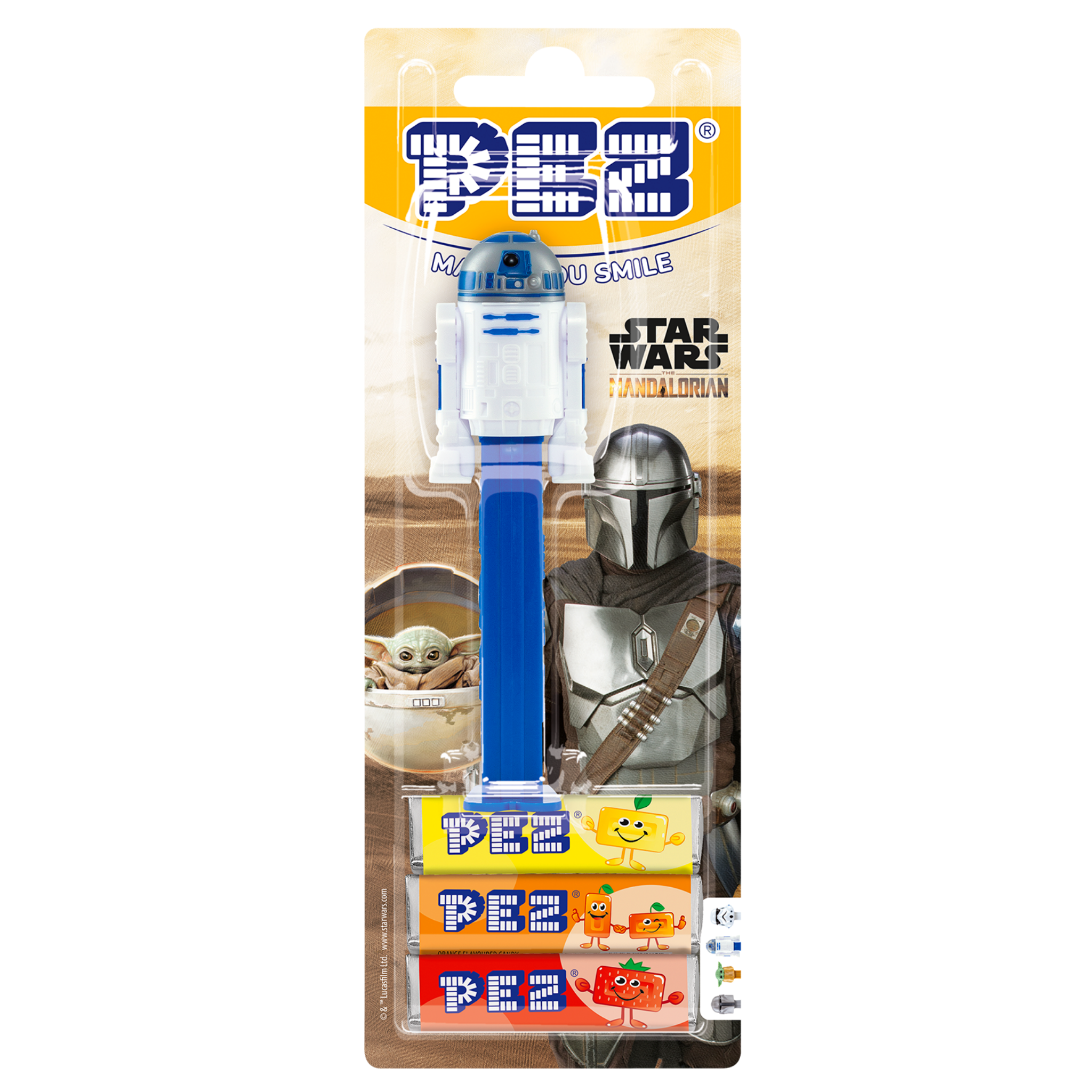 pez-r2d2-star-wars-distributeur-bonbons-fruits-25-5-g image 2