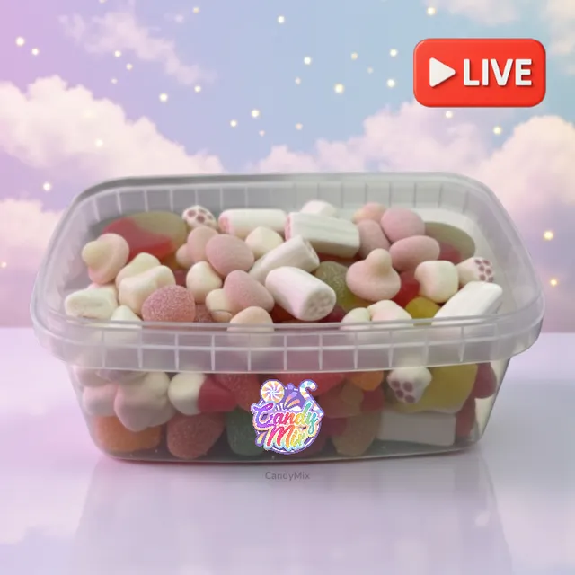 candymix-tubo-live-tube-bonbons-700g-mix-acide-fruit image 1