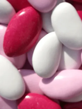 sweet-halal-vegan-drag-e-amande-bordeaux-rose-blanc-mariage image 1