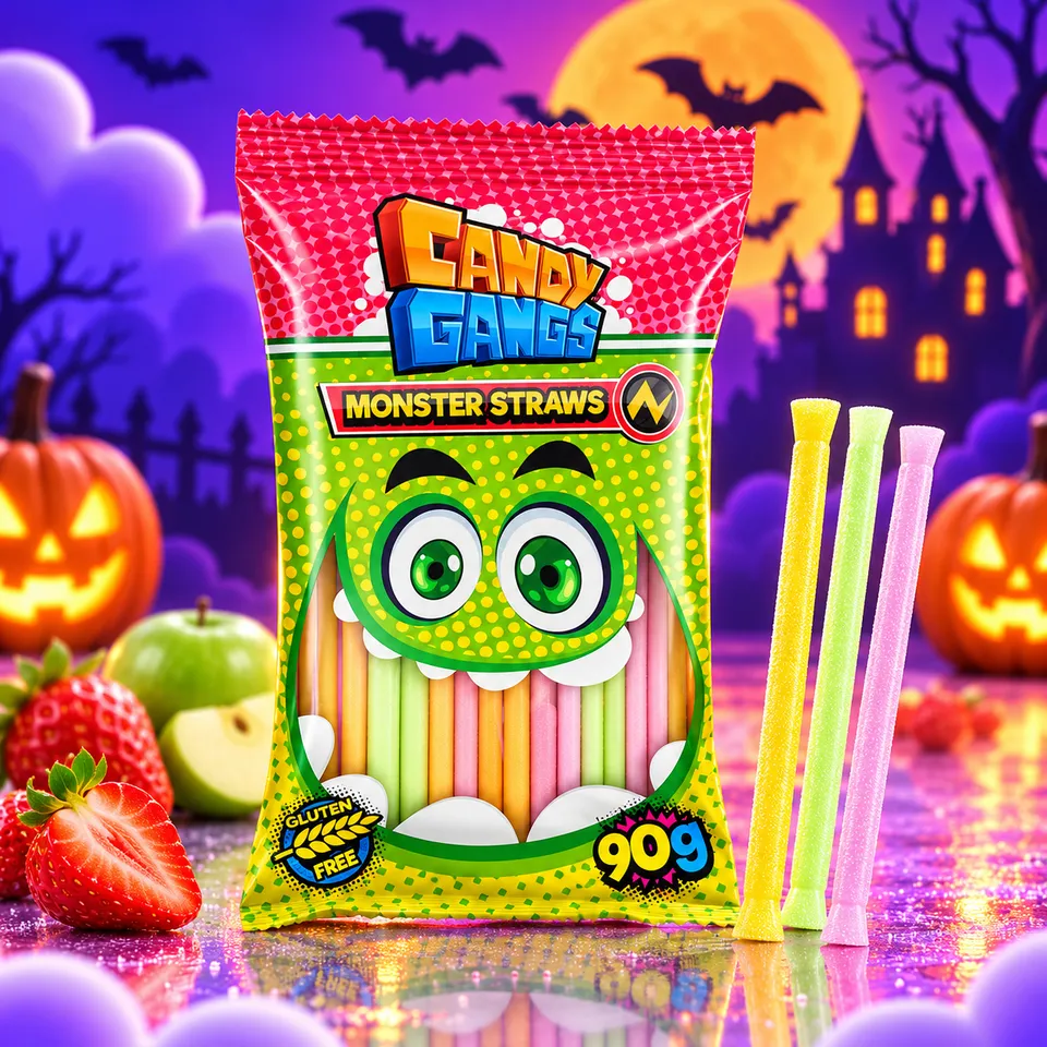 candy-gangs-monster-straws-bonbon-paille-90g image 1
