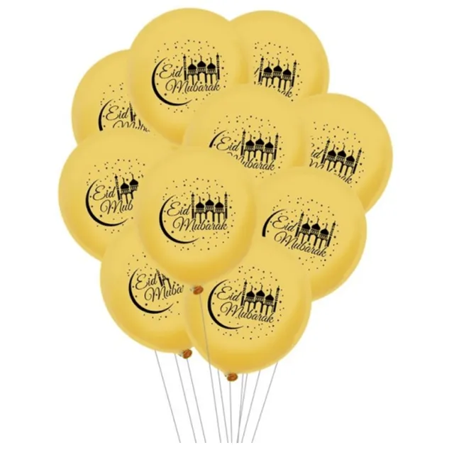 sweet-halal-vegan-accessoires-ballon-eid-mubarak-dor-30cm image 1