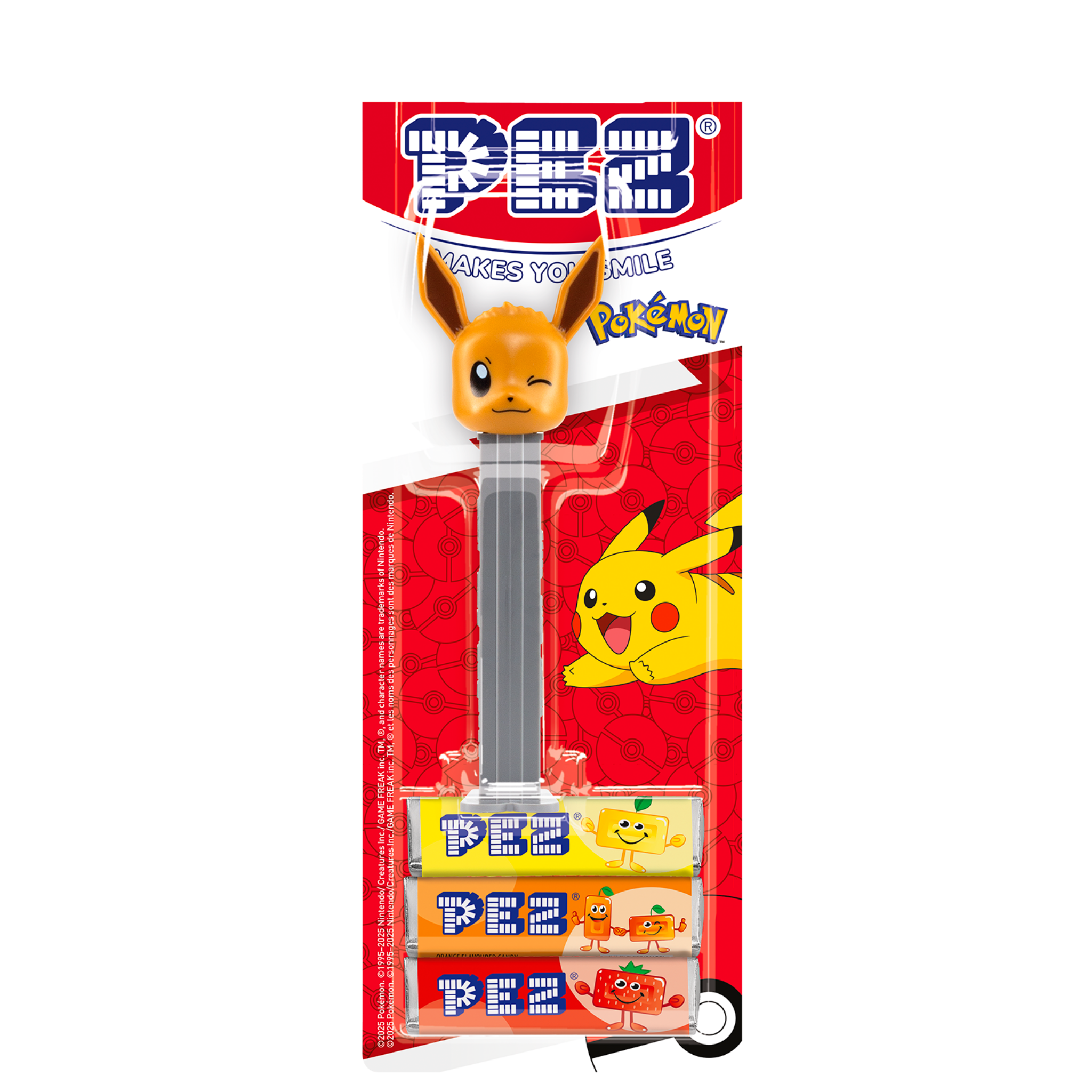 pez-dispensers-eevee-distributeur-bonbons-3-parfums-fruits image 2