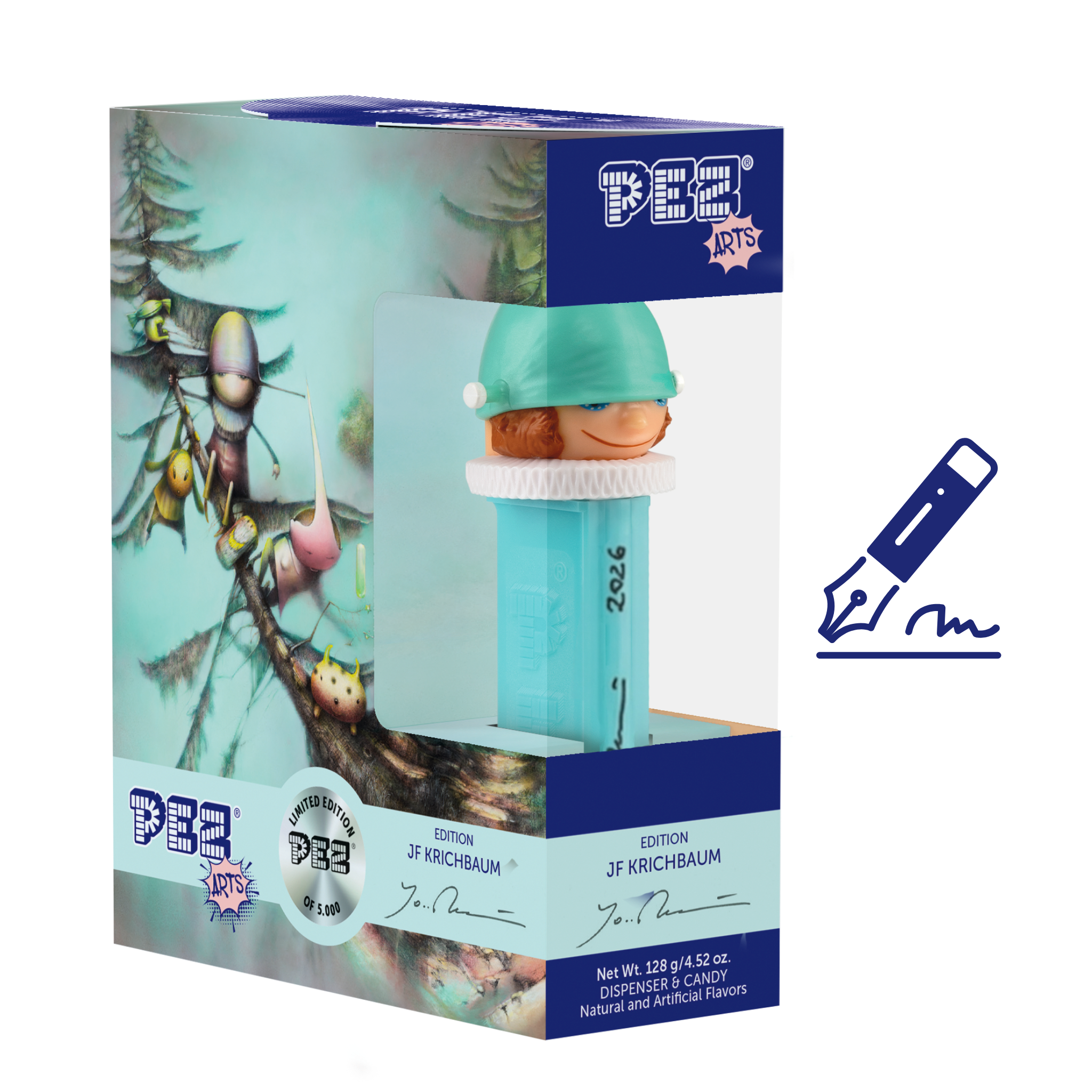 pez-fan-shop-arts-special-distributeur-menthe-num-rot image 1