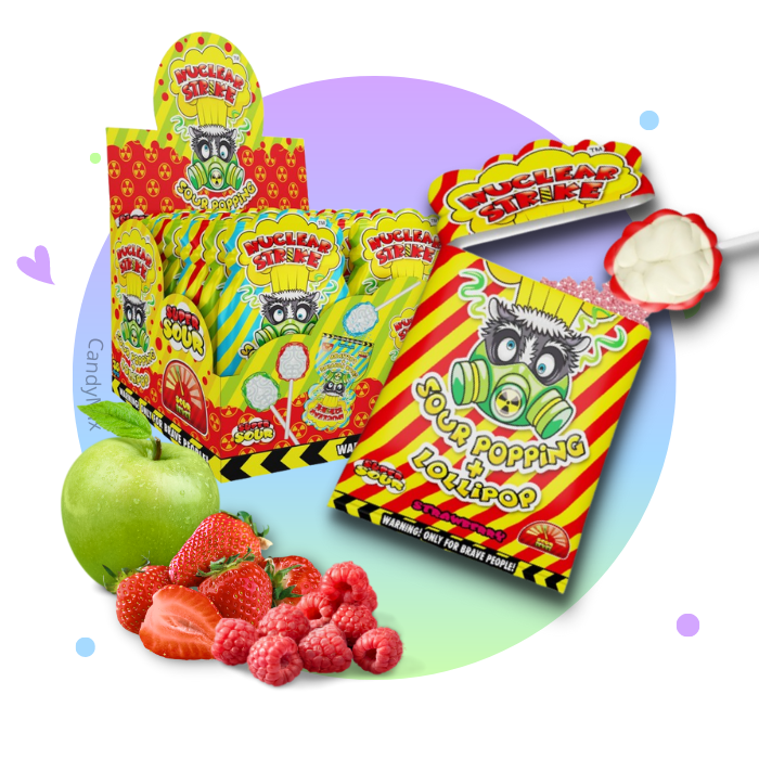 candymix-nuclear-strike-sucette-poudre-fraise-15g-2 image 1