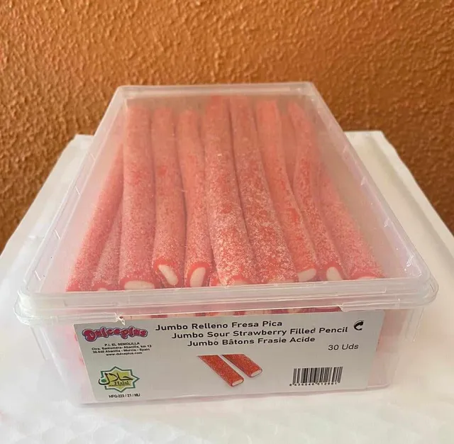sweet-halal-vegan-emball-s-bo-te-jumbo-fraise-sucr-x30 image 1