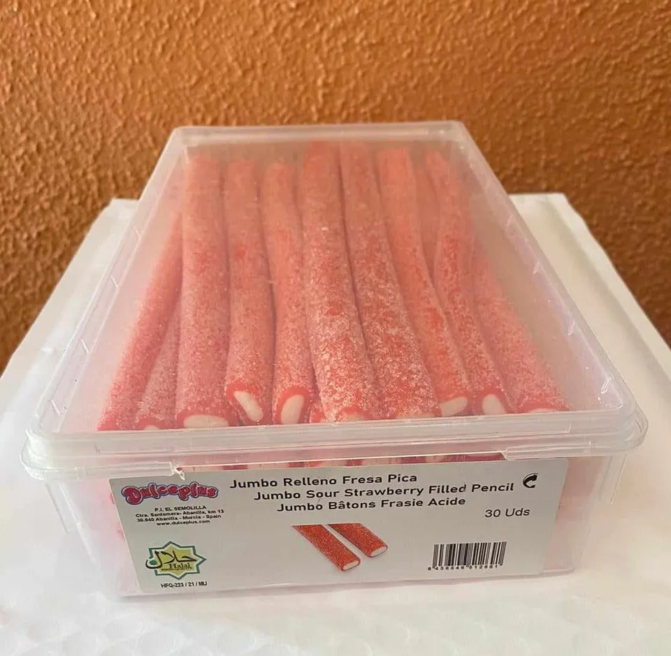 sweet-halal-vegan-emball-s-bo-te-jumbo-fraise-sucr-x30 image 1