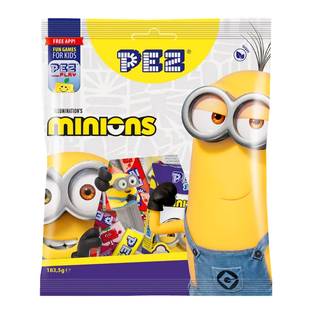 pez-candies-minions-sachet-bonbons-fruits-cola-183-5g image 1