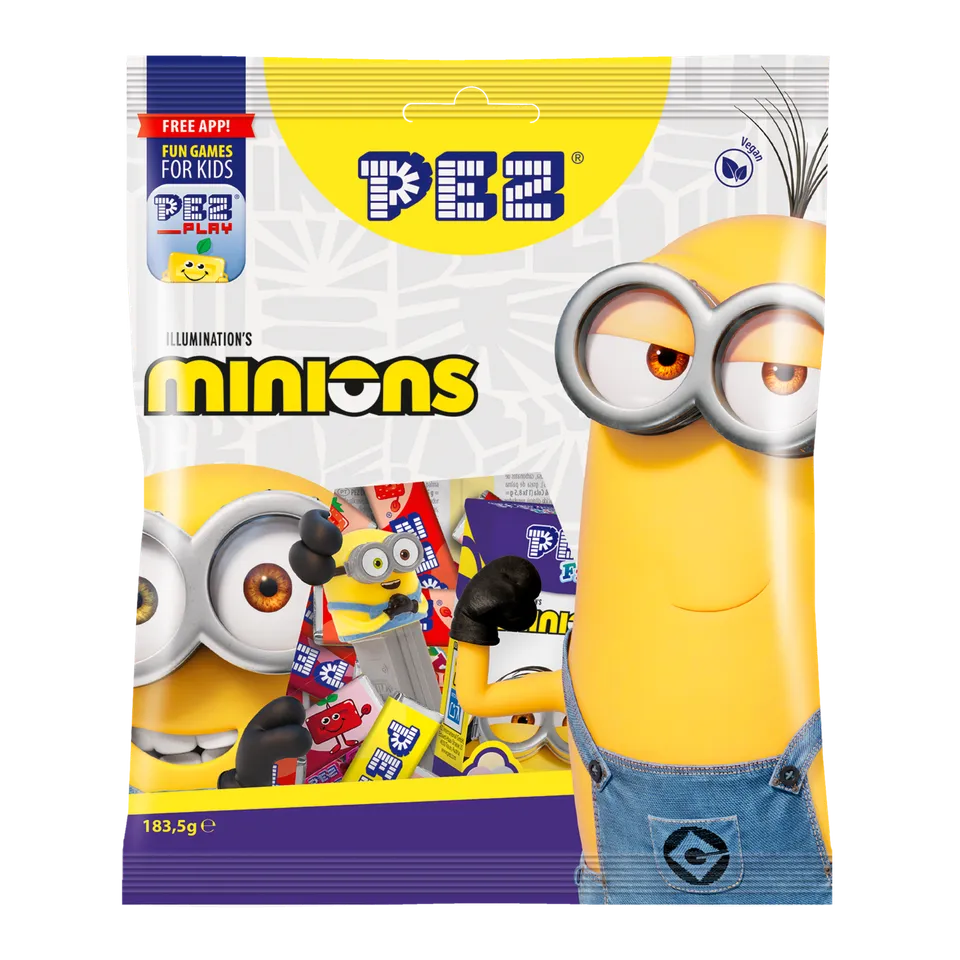 pez-candies-minions-sachet-bonbons-fruits-cola-183-5g image 1