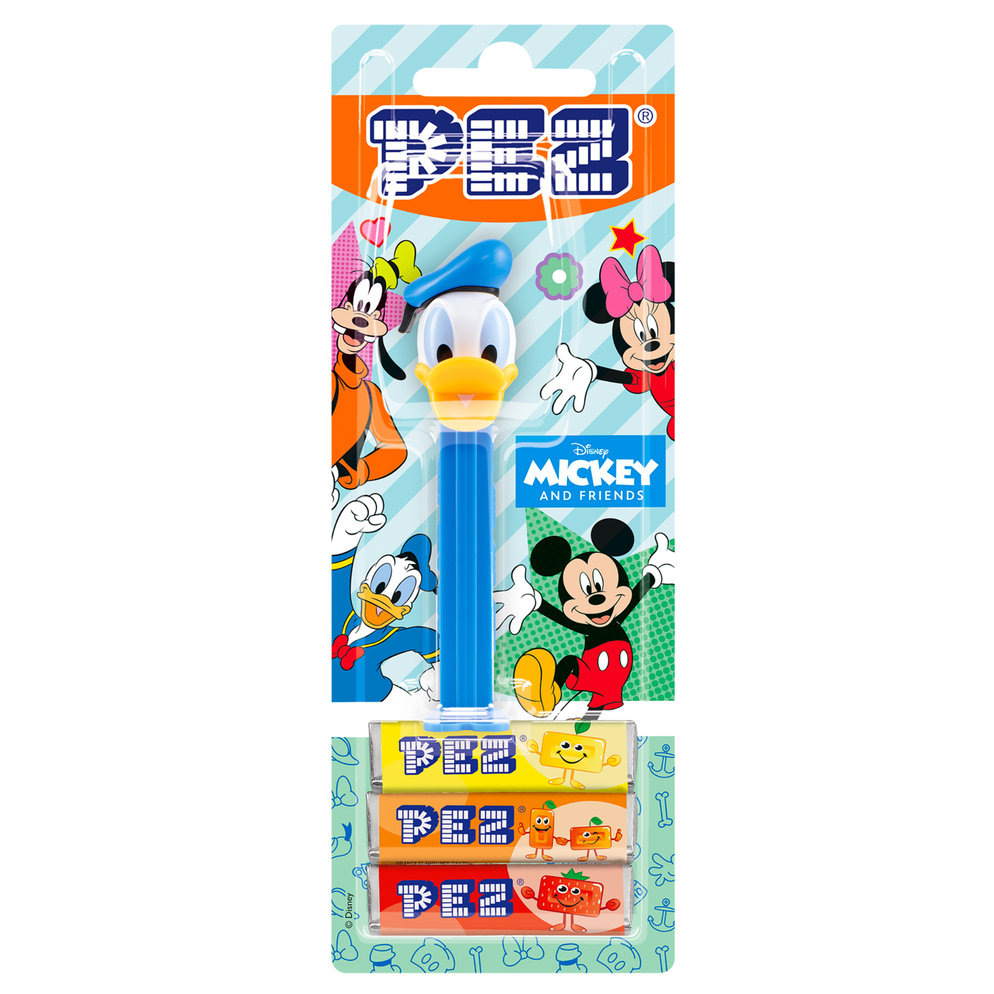 pez-dispenser-donald-duck-distributeur-3-bonbons-25-5g image 2