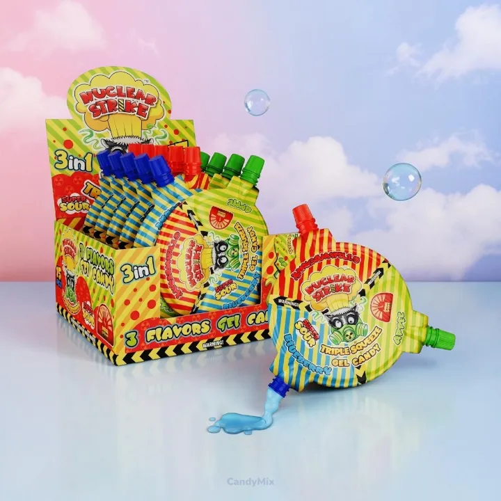 nuclear-strike-triple-squeeze-bonbon-gel-acide-45g-fraise image 1