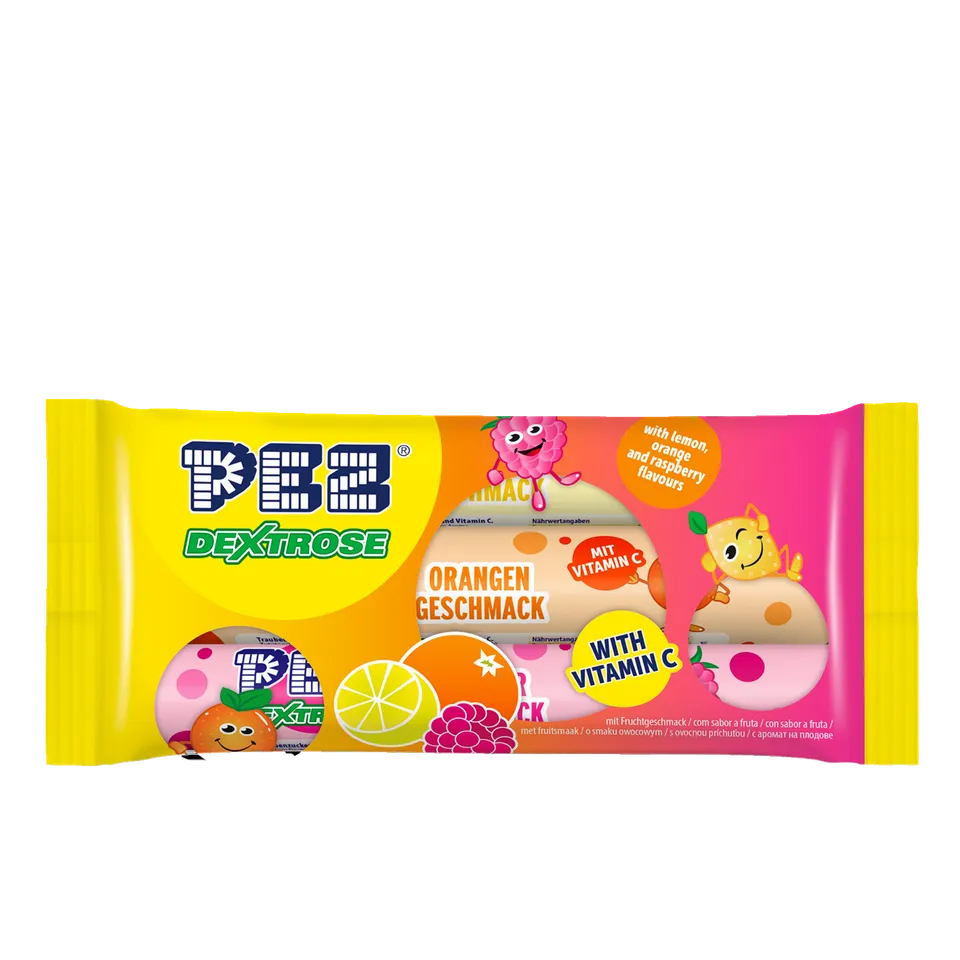 pez-candies-dextrose-bonbons-citron-orange-framboise-3x42g image 1