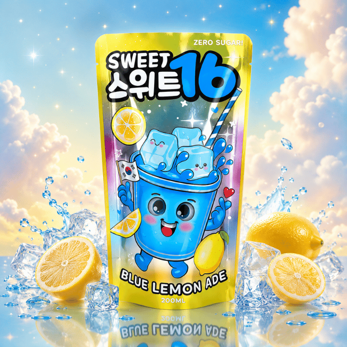 sweet-16-blue-lemonade-boisson-citron-sans-sucre-200ml image 1