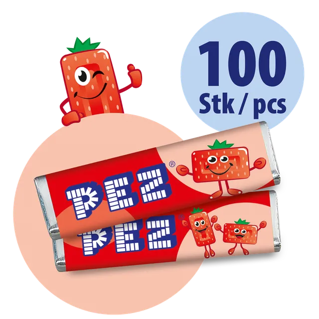 pez-candies-strawberry-bonbons-fraise-100-pcs-850g image 1